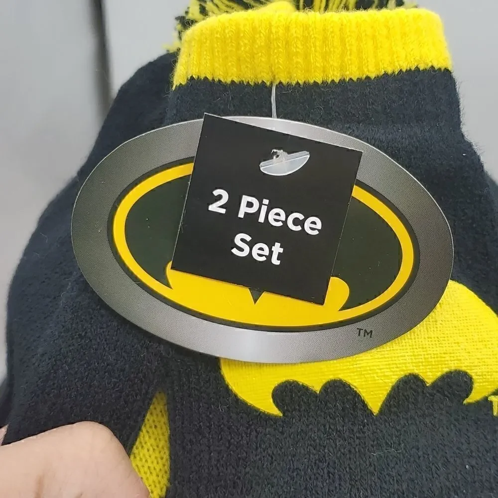 Berkshire Little Boys or Girls Batman Hat & Gloves Set